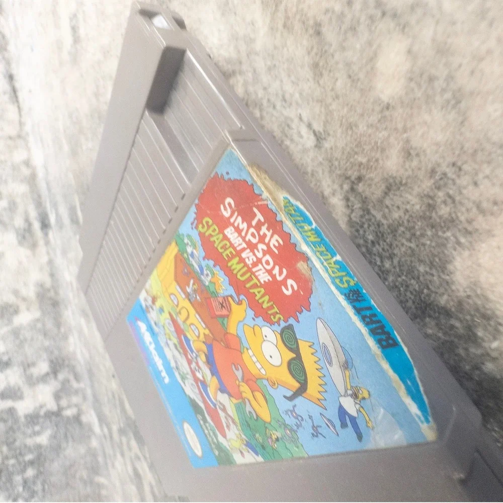 The Simpsons Bart vs the Space Mutants NES Nintendo Game Pak Acclaim Retro 8-bit